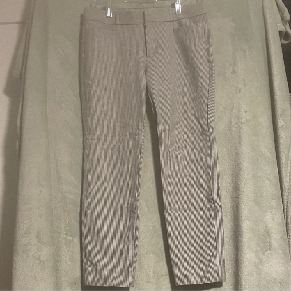 Banana Republic Women’s Pants in Blue and White